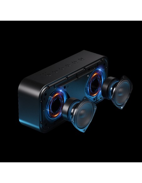 Force SE vandeniui atspari belaidė „Bluetooth“ garsiakalbė 50 W su „Powerbank“ juoda Force SE vandeniui atspari belaidė „Bluetooth“ garsiakalbė 50 W su „Powerbank“ juoda