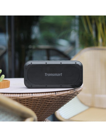 Force SE vandeniui atspari belaidė „Bluetooth“ garsiakalbė 50 W su „Powerbank“ juoda Force SE vandeniui atspari belaidė „Bluetooth“ garsiakalbė 50 W su „Powerbank“ juoda