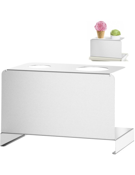 Ledų vaflių stovas svėrimo indas 2 skylės 45 mm 65 mm - Hendi 755754 Ledų vaflių stovas svėrimo indas 2 skylės 45 mm 65 mm - Hendi 755754