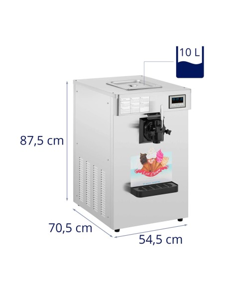 Minkštų ledų aparatas 1150 W 18 l/h - 1 skonis Minkštų ledų aparatas 1150 W 18 l/h - 1 skonis