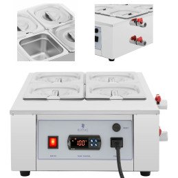 Elektrinis padažo šokoladinis šildytuvas 4 x 1,5 l 1500 W