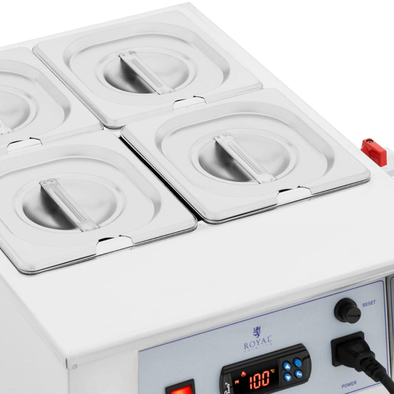 Elektrinis padažo šokoladinis šildytuvas 4 x 1,5 l 1500 W