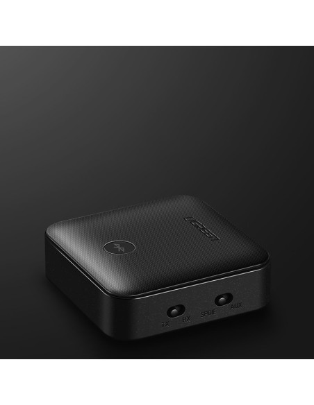 2in1 siųstuvas + imtuvas Bluetooth 5.0 siųstuvas muzikai juodas