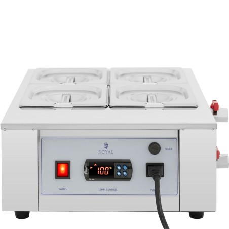 Elektrinis padažo šokoladinis šildytuvas 4 x 1,5 l 1500 W Elektrinis padažo šokoladinis šildytuvas 4 x 1,5 l 1500 W