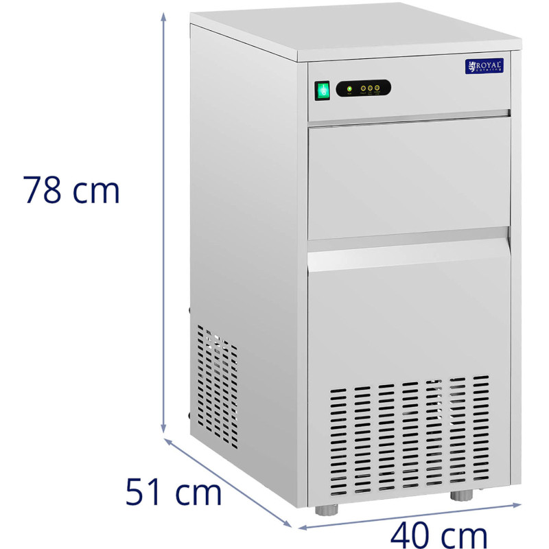 Baro ledo aparatas Ledo kubelių aparatas 25kg/dieną 7kg 240W