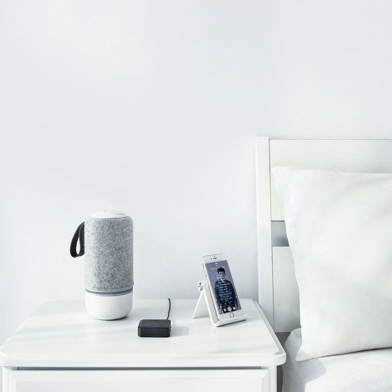 2in1 siųstuvas + imtuvas Bluetooth 5.0 siųstuvas muzikai juodas