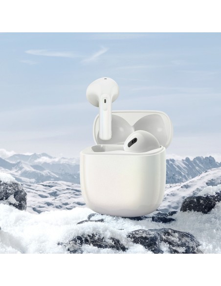 Storm 3 Bluetooth 5.2 TWS belaidės ausinės su ANC baltos spalvos Storm 3 Bluetooth 5.2 TWS belaidės ausinės su ANC baltos spalvos