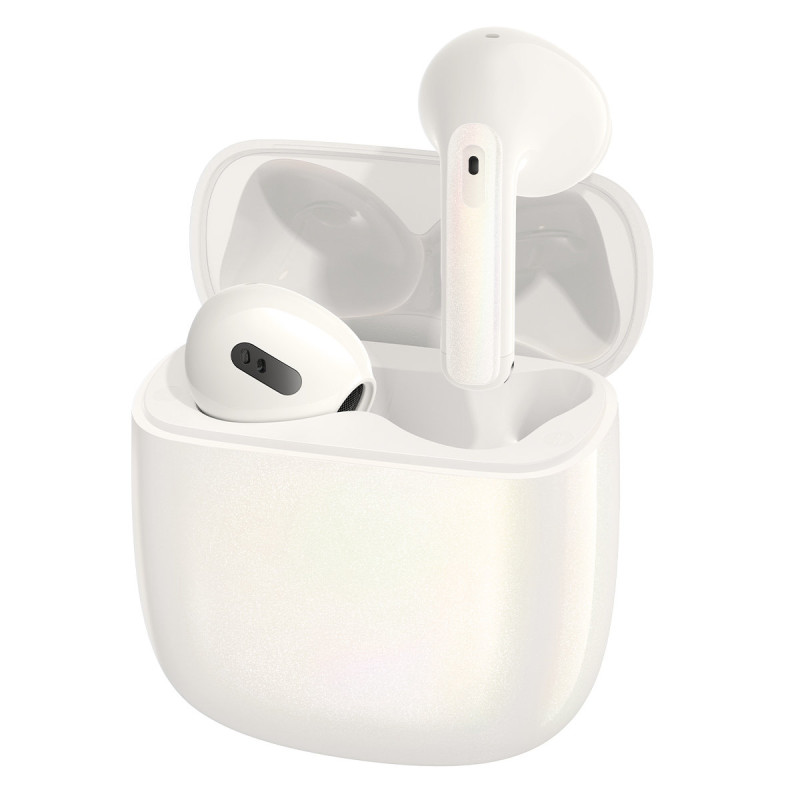 Storm 3 Bluetooth 5.2 TWS belaidės ausinės su ANC baltos spalvos