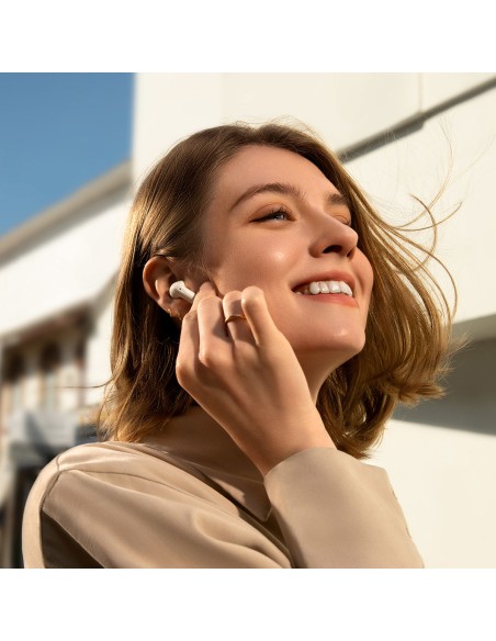 Storm 3 Bluetooth 5.2 TWS belaidės ausinės su ANC baltos spalvos Storm 3 Bluetooth 5.2 TWS belaidės ausinės su ANC baltos spalvos