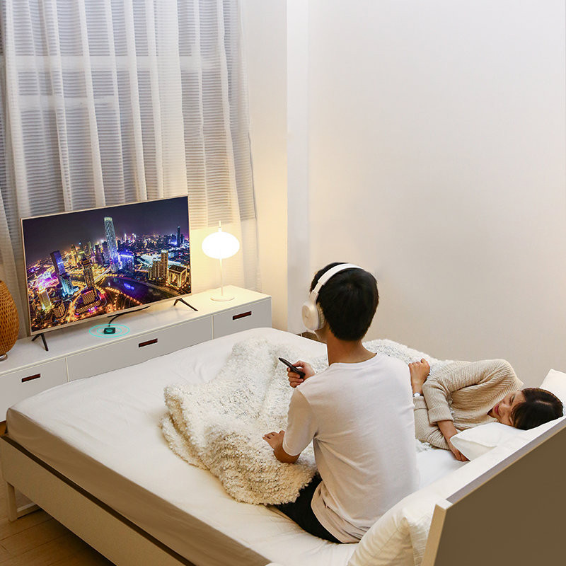 2in1 siųstuvas + imtuvas Bluetooth 5.0 siųstuvas muzikai juodas