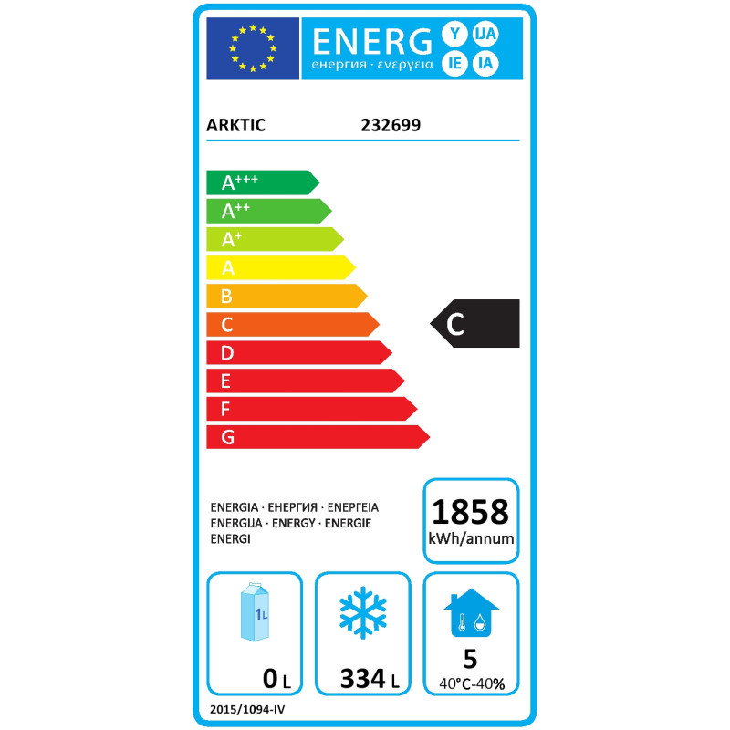 Šaldymo stalas Profi Line su stalviršio plotis 180cm -22/-18C - Hendi 232699