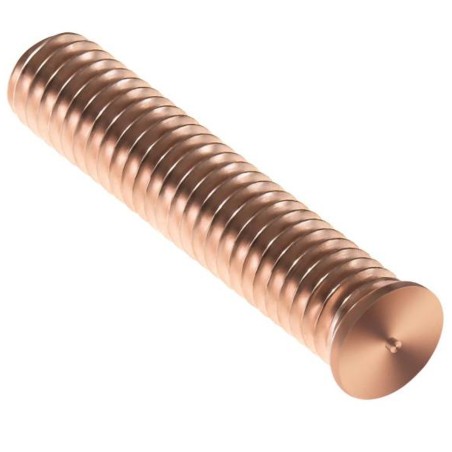 Suvirinimo kaiščiai suvirinimo aparatams variu dengtas plienas M8 40mm Stamos Vokietija 250 vnt. Suvirinimo kaiščiai suvirinimo aparatams variu dengtas plienas M8 40mm Stamos Vokietija 250 vnt.