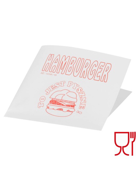 Pakavimo maišelio vokas HAMBURGER 15x15cm folija dengtas 200vnt. Pakavimo maišelio vokas HAMBURGER 15x15cm folija dengtas 200vnt.