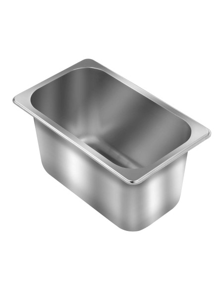 Maitinimo konteineris GN1/4 nerūdijančio plieno 15cm aukščio 3,6L Maitinimo konteineris GN1/4 nerūdijančio plieno 15cm aukščio 3,6L