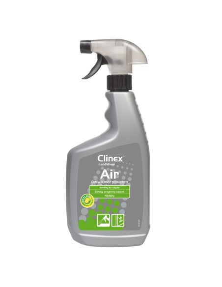 Efektyvus oro gaiviklis purškiamas ant CLINEX Air paviršių - Citrininė soda 650ML Efektyvus oro gaiviklis purškiamas ant CLINEX Air paviršių - Citrininė soda 650ML