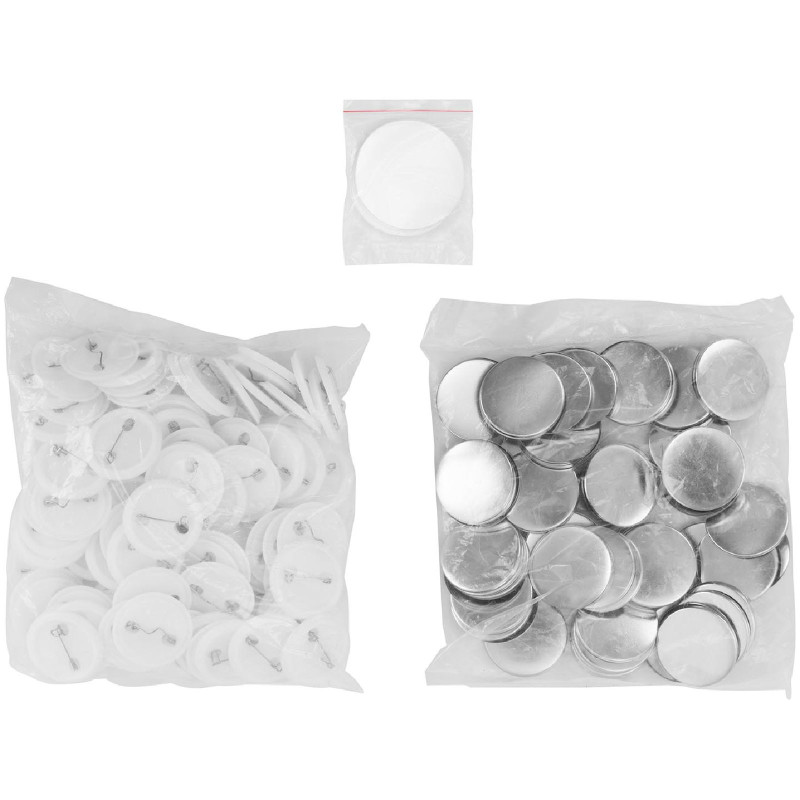 Mygtukų smeigtukų rinkinys 100 vnt. 37 mm juodos spalvos