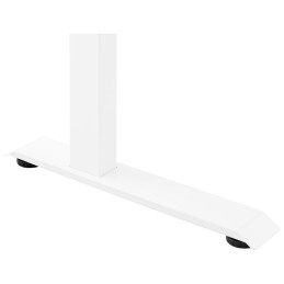 Elektrinis reguliuojamo aukščio stalas 120x60 cm aukštis 730-1233 mm BALTA-RUDA