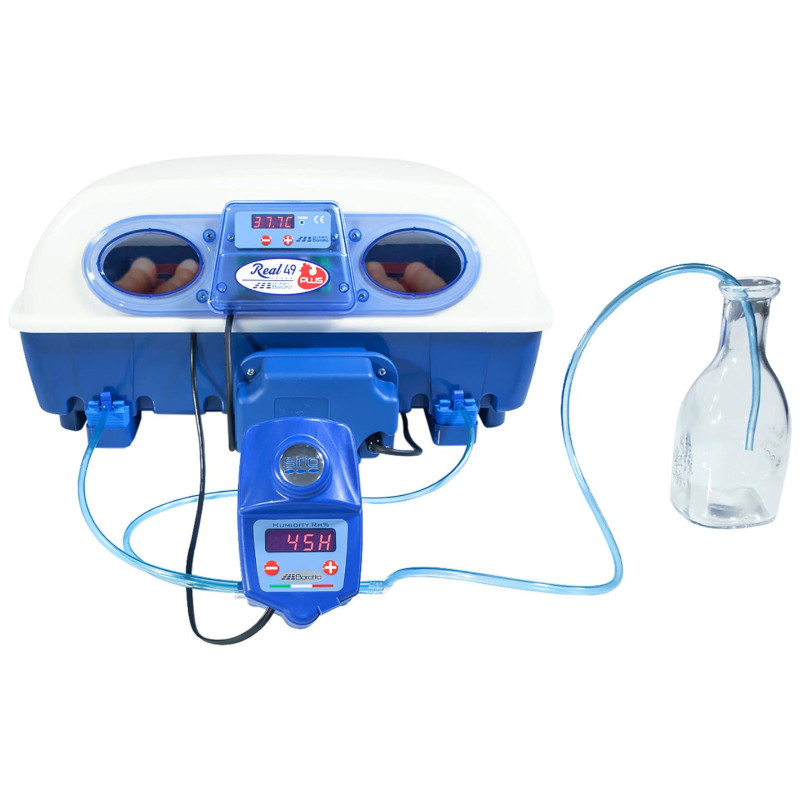 Automatinis inkubatorius 49 kiaušiniams su BIOMASTER 150 W drėkinimo sistema