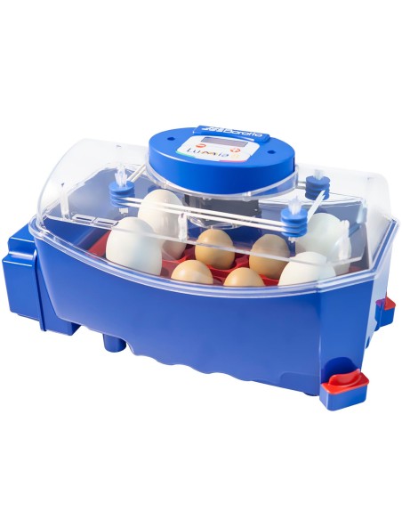 Automatinis inkubatorius 8 kiaušiniams su vandens dozatoriumi profesionalus 50 W Automatinis inkubatorius 8 kiaušiniams su vandens dozatoriumi profesionalus 50 W