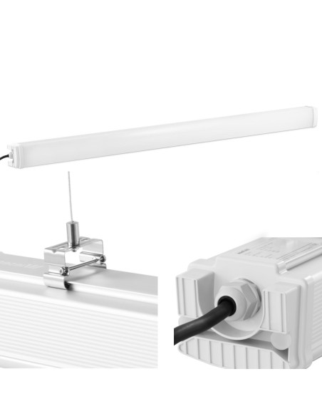 Lempų šviestuvas LED vandeniui atsparus hermetiškas sandėlio gamyklai IP65 8800LM 150cm 80W Lempų šviestuvas LED vandeniui atsparus hermetiškas sandėlio gamyklai IP65 8800LM 150cm 80W