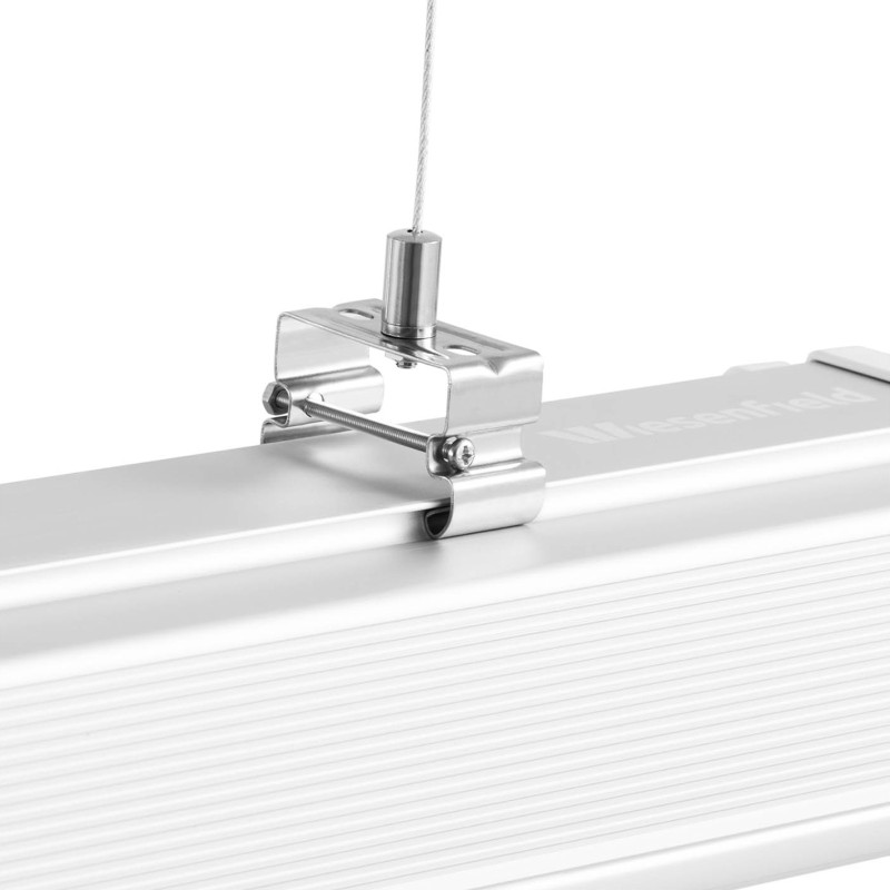 Lempų šviestuvas LED vandeniui atsparus hermetiškas sandėlio gamyklai IP65 8800LM 150cm 80W
