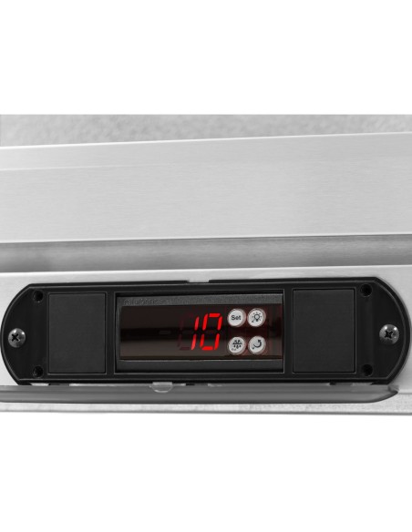 Stiklinis šaldytuvas gėrimams LED 2-10 C 138 l sidabrinis