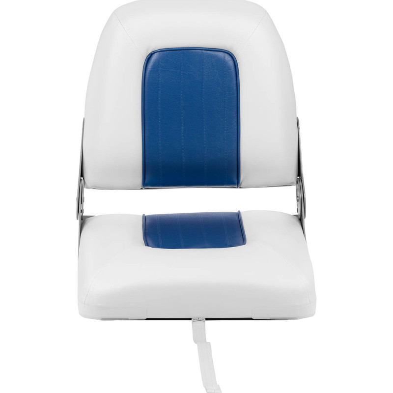 Sulankstomas fotelis motorlaivui 38 x 42 x 46 cm balta ir mėlyna