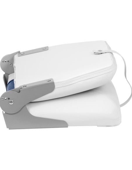 Sulankstomas fotelis motorlaivui 38 x 42 x 46 cm balta ir mėlyna Sulankstomas fotelis motorlaivui 38 x 42 x 46 cm balta ir mėlyna