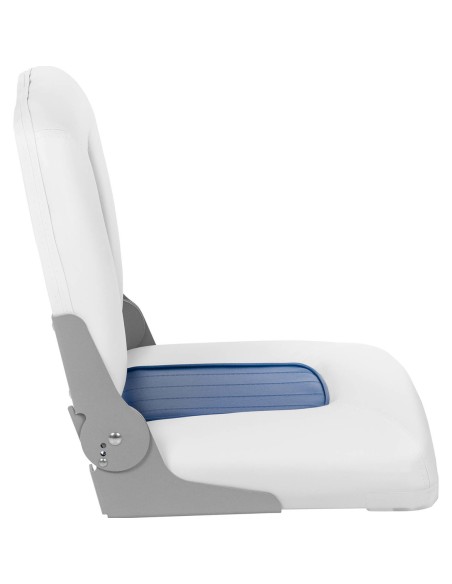 Sulankstomas fotelis motorlaivui 38 x 42 x 46 cm balta ir mėlyna Sulankstomas fotelis motorlaivui 38 x 42 x 46 cm balta ir mėlyna