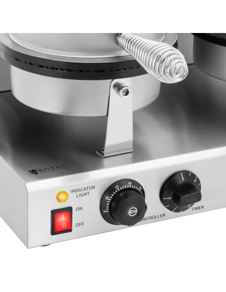Dviguba vaflinė ledų kūgiams STEEL 2 x 1000 W Dviguba vaflinė ledų kūgiams STEEL 2 x 1000 W