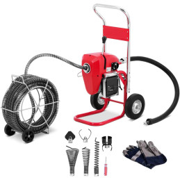 Stūmoklio valiklis elektrinio vamzdžio spiralės sk. 50-200mm 1100W 700rpm