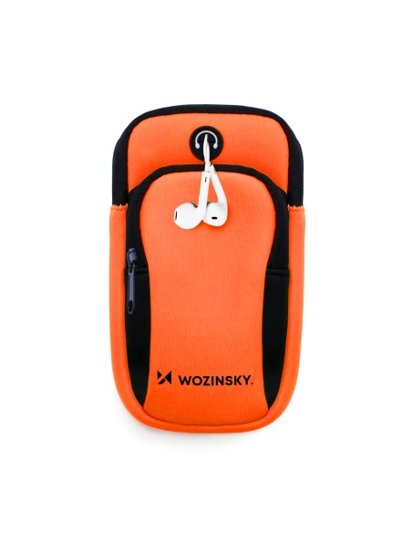 Oranžinė apyrankė bėgimo telefonui