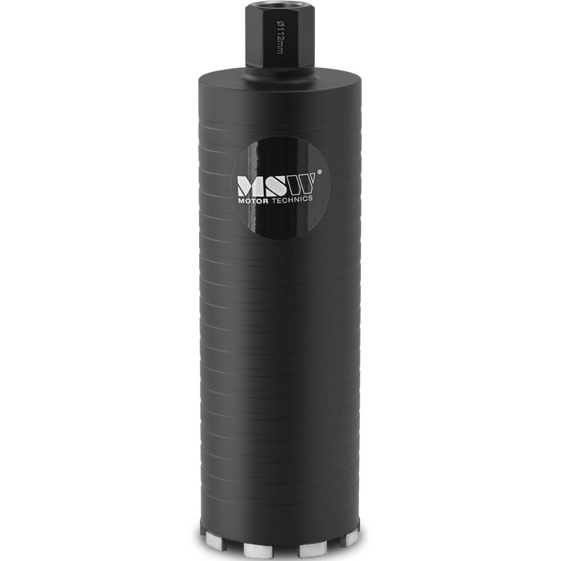 Sauso gręžimo deimantinio šerdies grąžto sk. 112 x 380 mm 95 HRB 1-1/4'' UNC