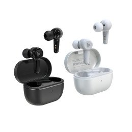 Į ausis įdedamos ausinės, atsparios vandeniui belaidės Bluetooth Apollo Air + TWS ANC juodos spalvos