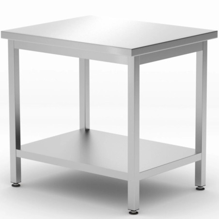 Centrinis stalviršio stalas su lentyna Budget Line 800 x 600 x 850 mm - Hendi 817100 Centrinis stalviršio stalas su lentyna Budget Line 800 x 600 x 850 mm - Hendi 817100