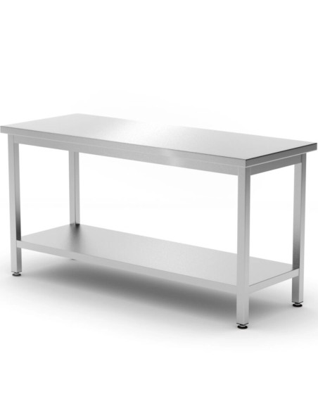 Centrinis stalviršio stalas su lentyna Budget Line 1200 x 600 x 850 mm - Hendi 817179 Centrinis stalviršio stalas su lentyna Budget Line 1200 x 600 x 850 mm - Hendi 817179