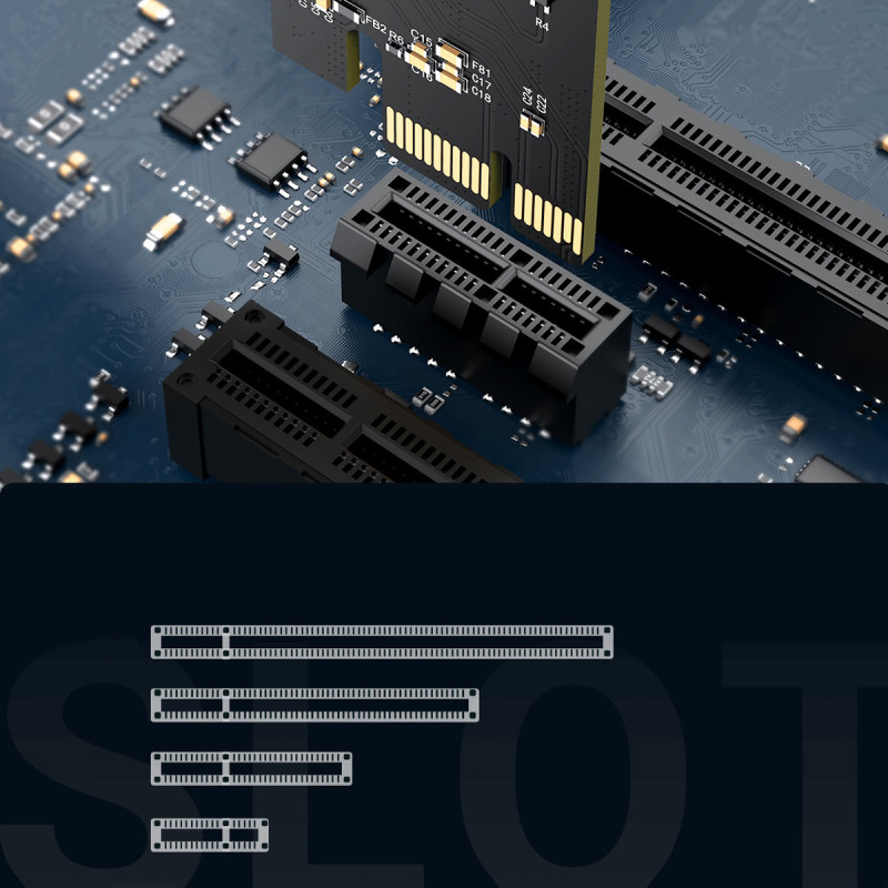 PCI Express 2.0 4xUSB-A 5Gb/s išplėtimo plokštė juoda