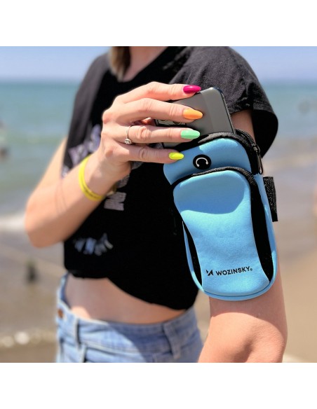 Oranžinė apyrankė bėgimo telefonui