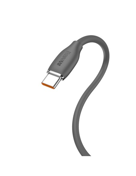 Kabelis USB kabelis USB-C 100W ilgio 1,2m silikoninis juodas Kabelis USB kabelis USB-C 100W ilgio 1,2m silikoninis juodas