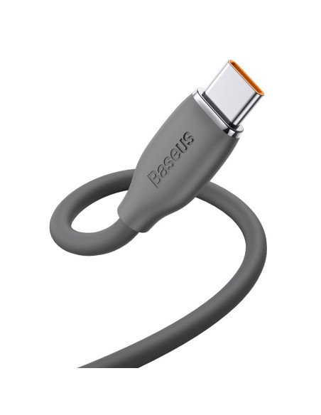 Kabelis USB kabelis USB-C 100W ilgio 1,2m silikoninis juodas Kabelis USB kabelis USB-C 100W ilgio 1,2m silikoninis juodas