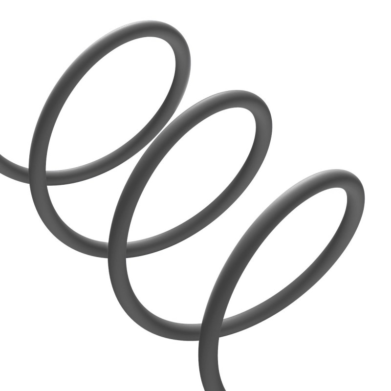 Kabelis USB kabelis USB-C 100W ilgio 1,2m silikoninis juodas