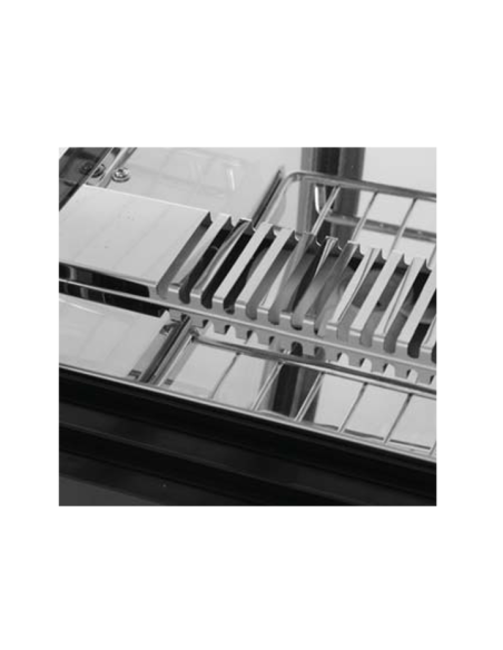 Šaldoma vitrina maistui eksponuoti, konditerijos prekystalis 130L - Hendi 233214