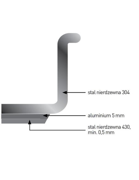 Keptuvė Profi Line be dangčio 0,9 l sk. 160 mm – Hendi 830352