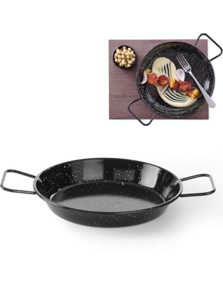 Emalio keptuvė/paeljos dubuo sk. 24 cm - Hendi 622858 Emalio keptuvė/paeljos dubuo sk. 24 cm - Hendi 622858