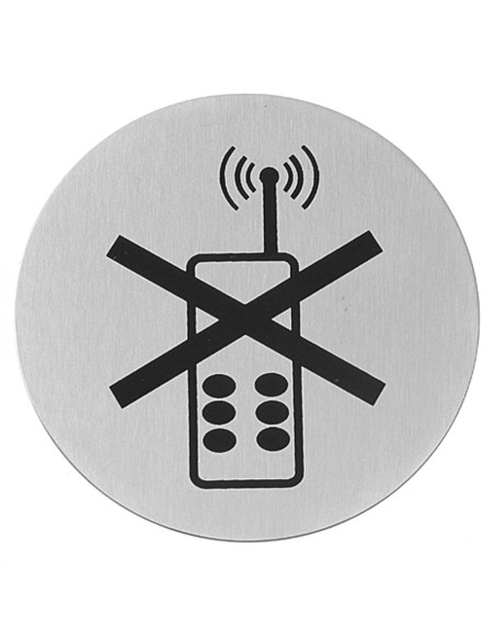Lipni informacinė lentelė TELEFONŲ NAUDOJIMAS nerūdijančio plieno sk. 75 mm - Hendi 663653 Lipni informacinė lentelė TELEFONŲ NAUDOJIMAS nerūdijančio plieno sk. 75 mm - Hendi 663653