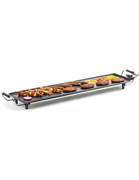 Nešiojama kepsninė patiekalams patiekti Tepan-Yaki 900x200mm 230V 1800W Nešiojama kepsninė patiekalams patiekti Tepan-Yaki 900x200mm 230V 1800W
