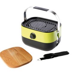 Turistinis dujinis grilis su ketaus plokšte su viryklės funkcija PICNIC Mini BBQ