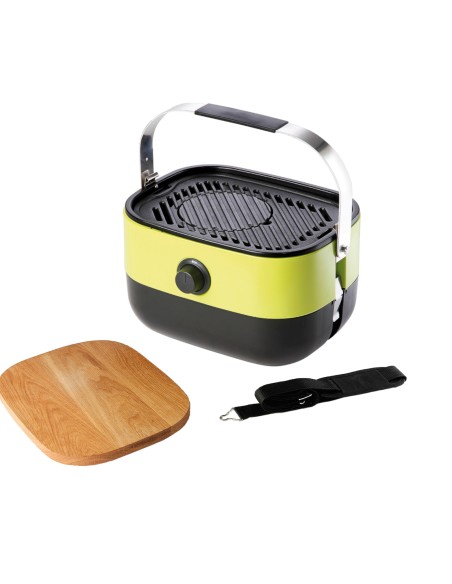 Turistinis dujinis grilis su ketaus plokšte su viryklės funkcija PICNIC Mini BBQ Turistinis dujinis grilis su ketaus plokšte su viryklės funkcija PICNIC Mini BBQ