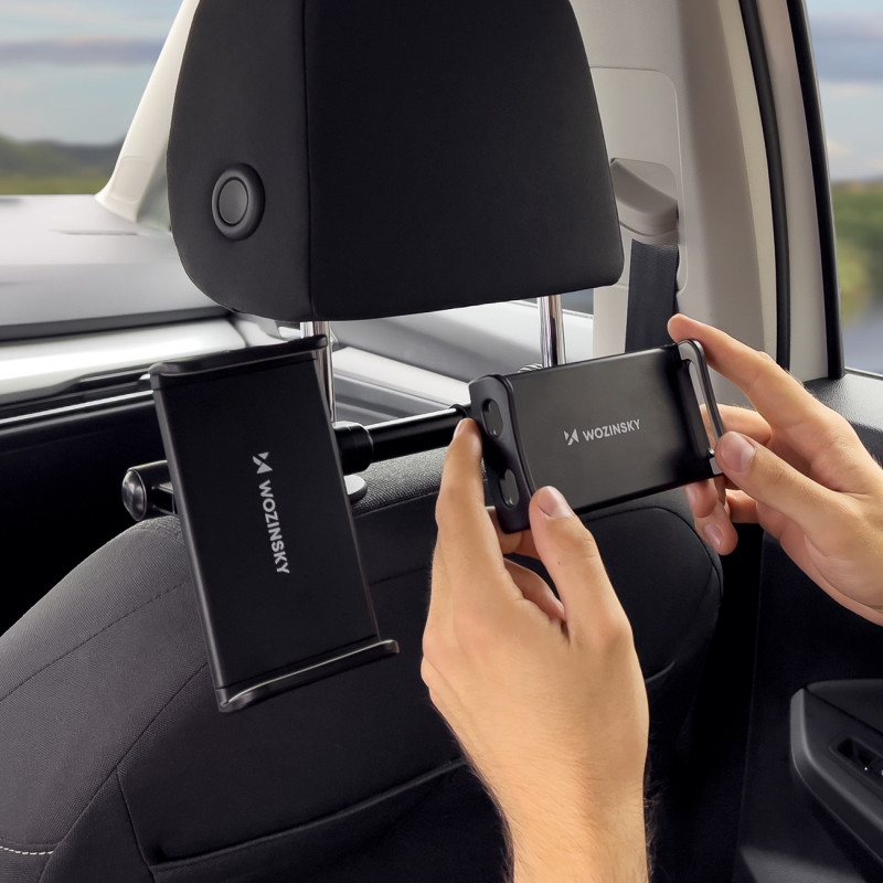 Automobilinio telefono laikiklis galvos atramai...