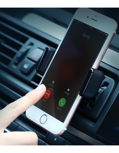 Automobilio ventiliacijos spaustuko laikiklis juodas Automobilio ventiliacijos spaustuko laikiklis juodas